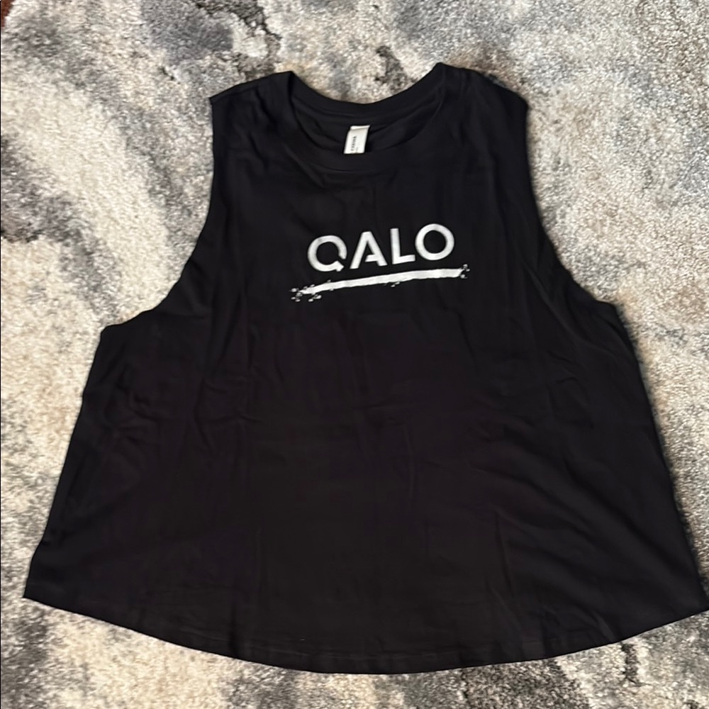 QALO Womens Black Crossfit Games Tank